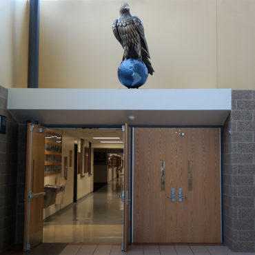 WNHS FALCON SCULPTURE